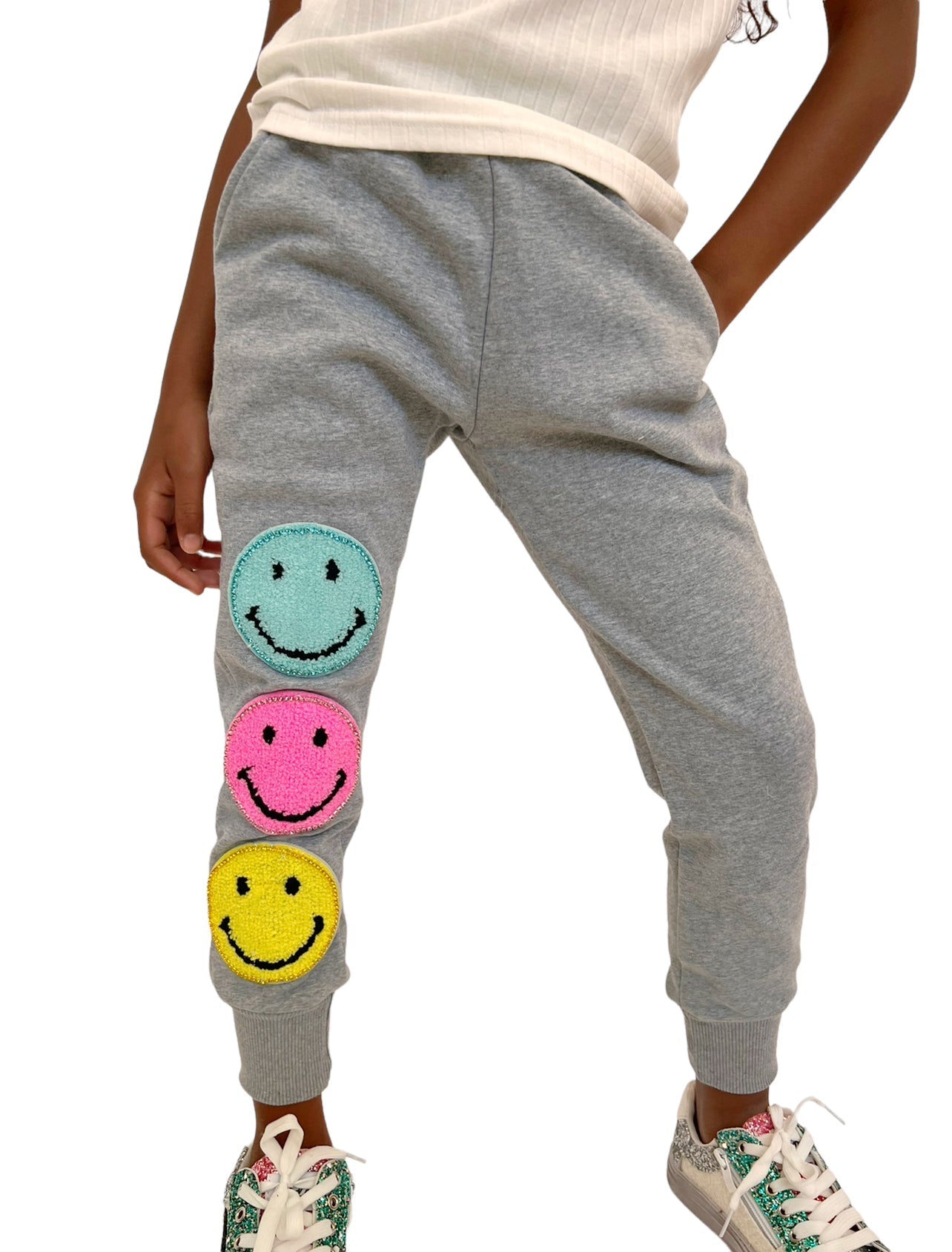 Smiley Graphic Sweatpants – Brave the Label