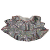 Lola + The Boys 3 Layers Shimmering Silver Sequin Skirt