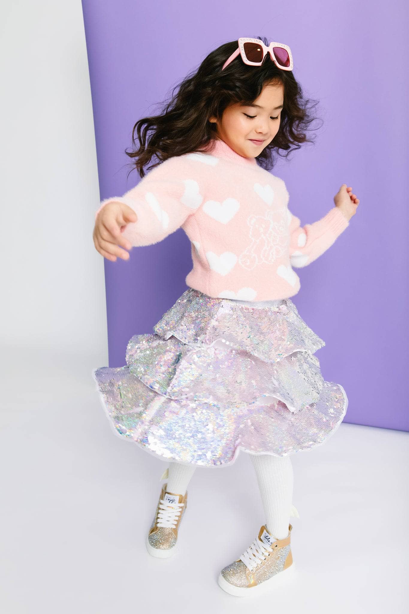 Miss Lola  Mini Obsession Pink Sequins Mini Skirt – MISS LOLA