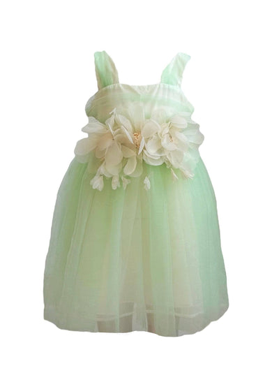 Lola + The Boys 3D Floral Tulle Dress