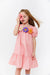 3D Flower Puffy Sleeve Dress