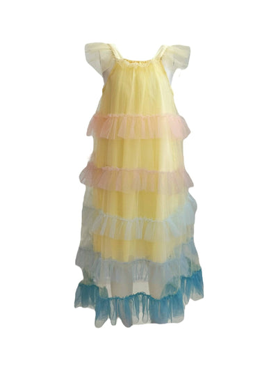 Lola + The Boys 2/3 5-Layer Sunset Tulle Dress