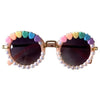 Lola + The Boys Accessories Rainbow hearts Beaded Pearl sunglasses