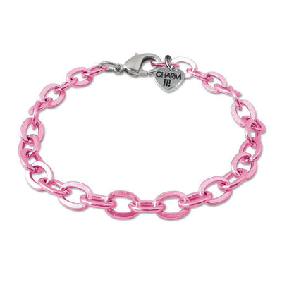 Charm It! Accessories Pink Chain Bracelet Charm It! Charms