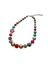 Lola & The Boys Accessories Christmas Beaded Necklace