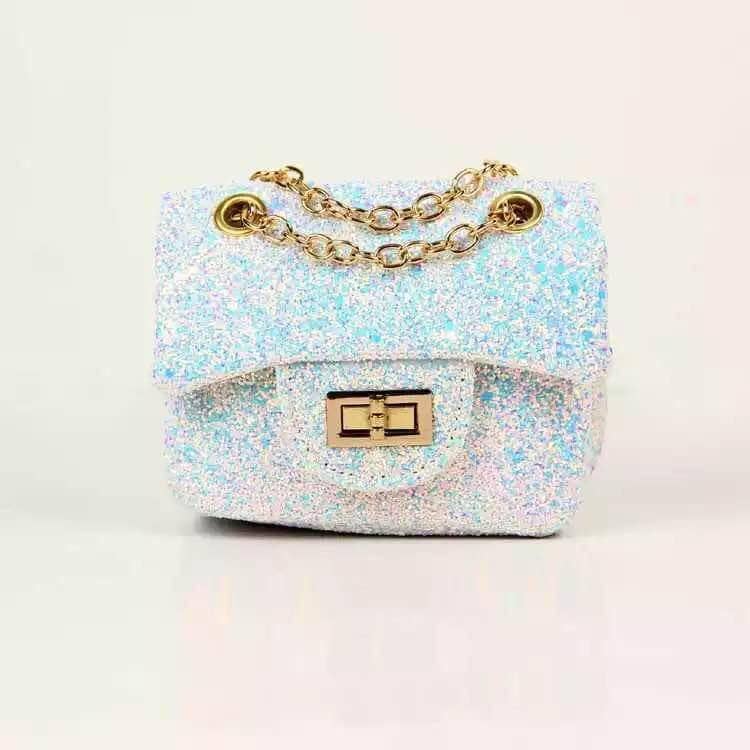 Girls glitter sparkly purse.
