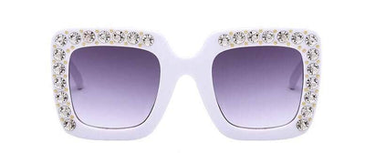 Lola & The Boys Accessories One Size / White Elton Sunglasses