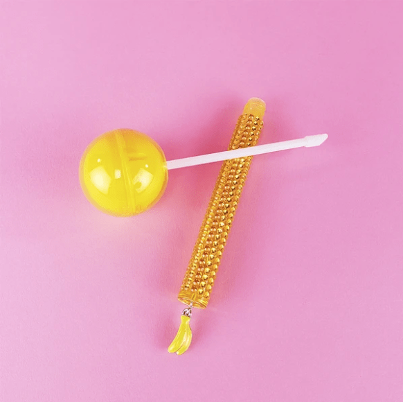 Lola + The Boys Accessories B-A-N-A-N-A-S Glossy Pops Sparkle Lip Gloss