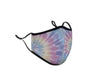 Lola + The Boys Accessories Tie dye Pastel Graphic Print Mask (8 & up)