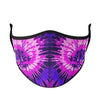 Lola + The Boys Accessories Purple Tie Dye Graphic Print Mask (8 & up)