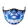 Lola + The Boys Accessories Navy and Black tie dye Graphic Print Mask (8 & up)
