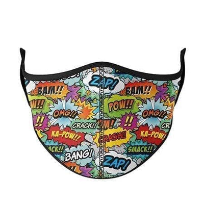 Lola + The Boys Accessories Comic book Graphic Print Mask (8 & up)
