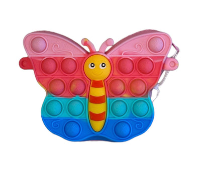 Lola & The Boys Accessories Rainbow Butterfly Happy Butterfly Fidget Purse