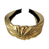 Lola + The Boys Accessories Gold Metallic Knotted Headbands