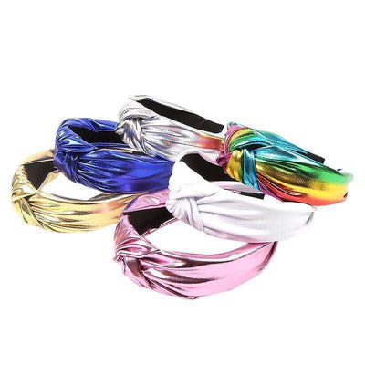 Lola + The Boys Accessories Metallic Knotted Headbands