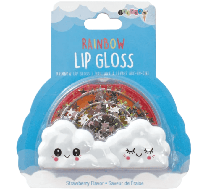 Lola + The Boys Accessories Rainbow Lip Gloss - Strawberry Flavor