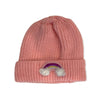 Lola & The Boys Accessories pink Rainbow Puff Patch Beanie
