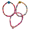 little miss zoe Accessories Smiley Rainbow Bracelets (3 pack)