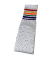 Lola + The Boys Accessories White Rainbow Stripes Super Fun Socks