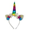 Lola & The Boys Accessories Rainbow Unicorn Rainbow Floral Headband
