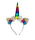 Unicorn Rainbow Floral Headband