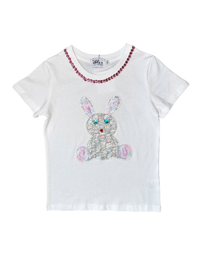 Lola + The Boys Beads Bunny T-shirt