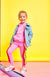 Bright Pink Rainbow Sequin Tracksuit