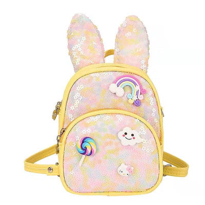Lola + The Boys Bunny charm backpack