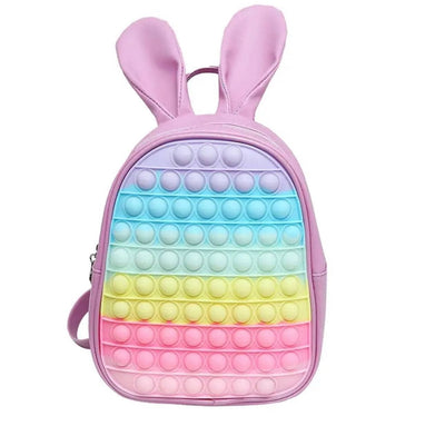 Lola + The Boys Purple Bunny Pop-It Fidget Mini Backpack