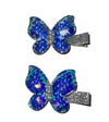 Lola + The Boys blue Butterfly hair clip (pack of 2)