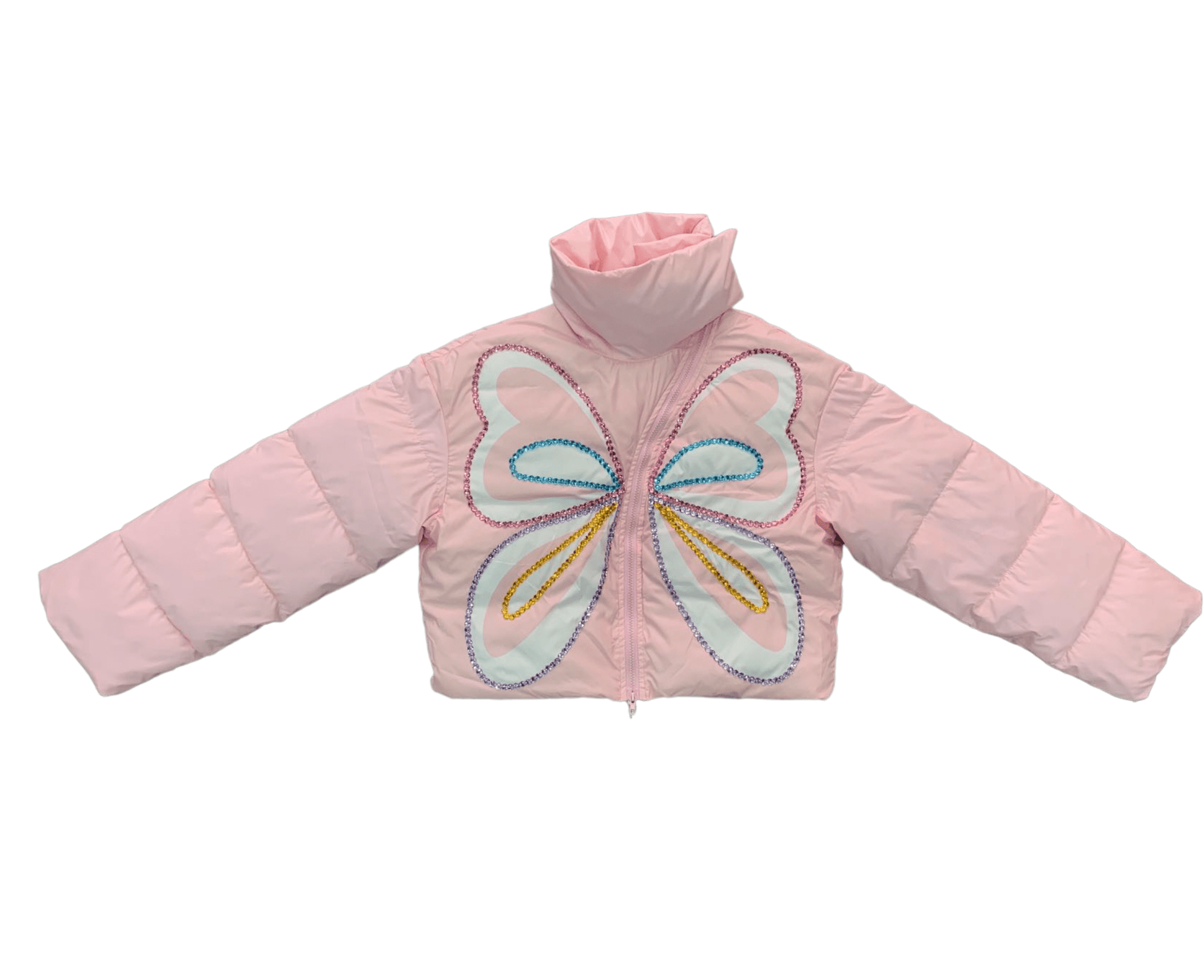 butterfly puffa jacket