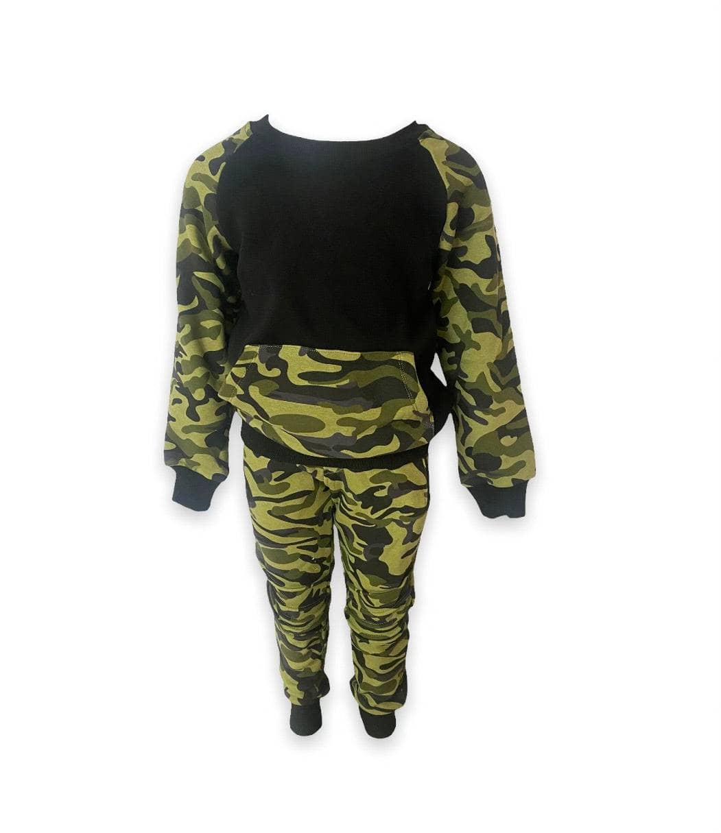 Camo Fleece Jogger Set