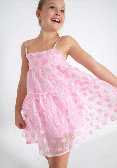 Lola + The Boys Candy Beaded Daisy Dress