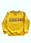 Lola + The Boys Chicago Gem Sweatshirt-yellow