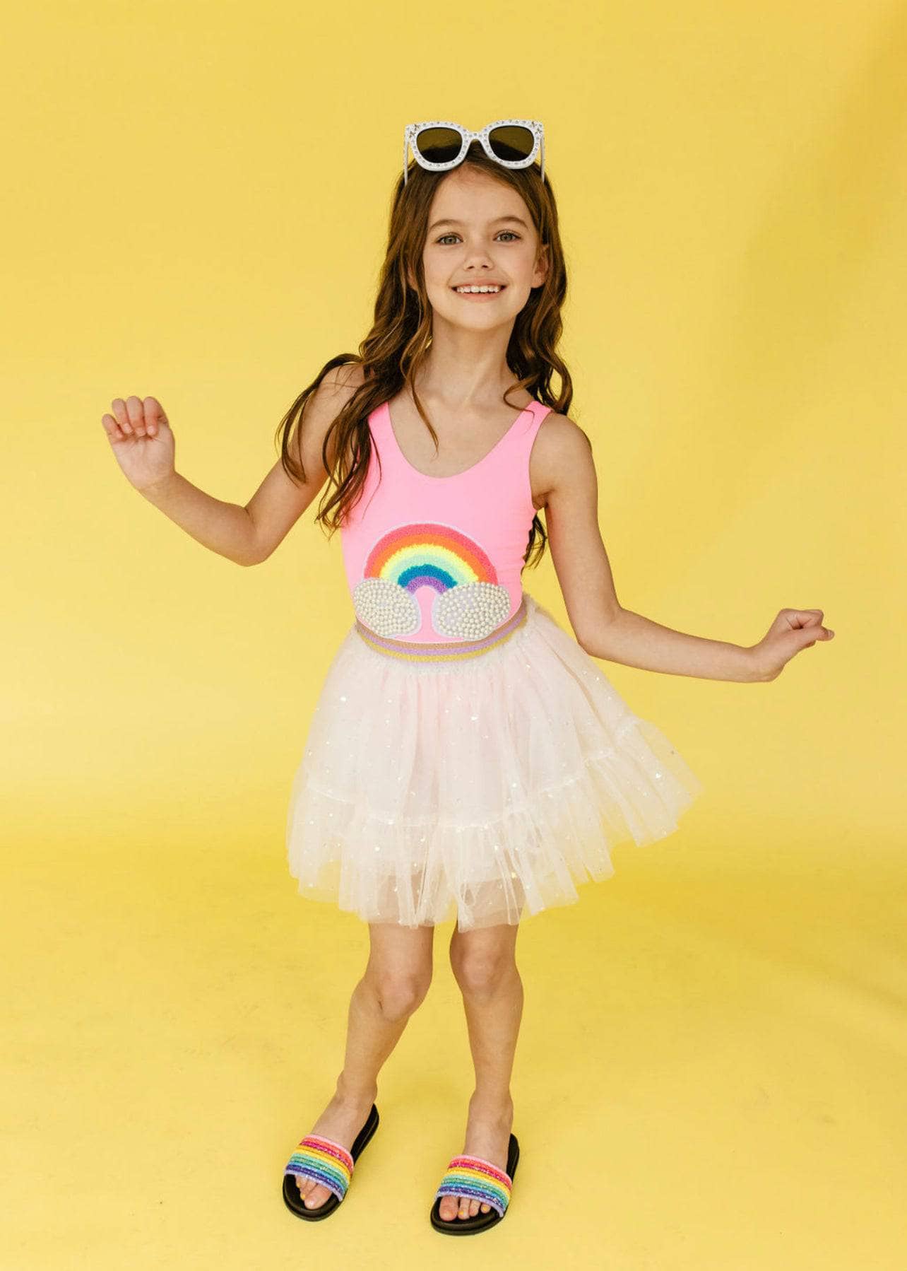 Children's place hot sale rainbow dress