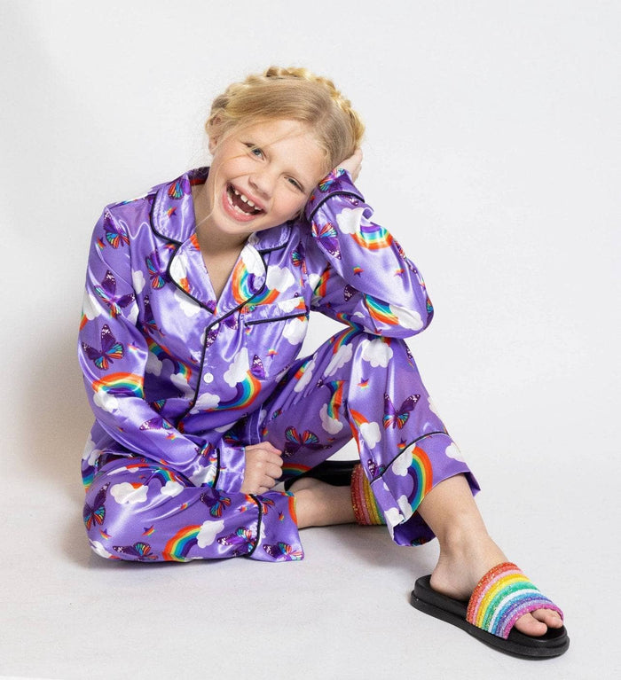 Lola + The Boys 2 Copy of Rainbow and Butterfly Silk Set