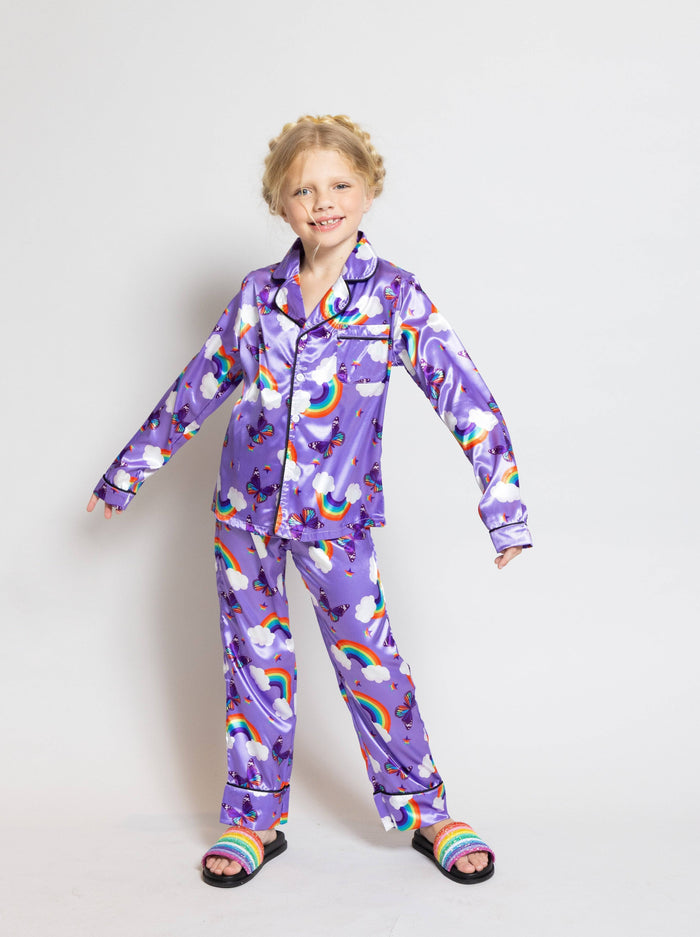 Lola + The Boys Copy of Rainbow and Butterfly Silk Set