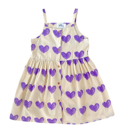 Lola + The Boys Crayon Hearts Dress