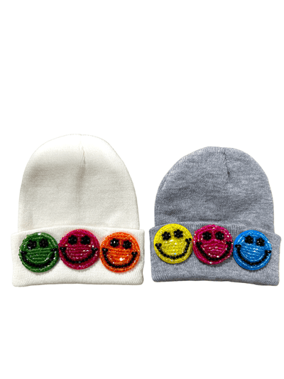 Lola + The Boys Crystal Rainbow Beanie