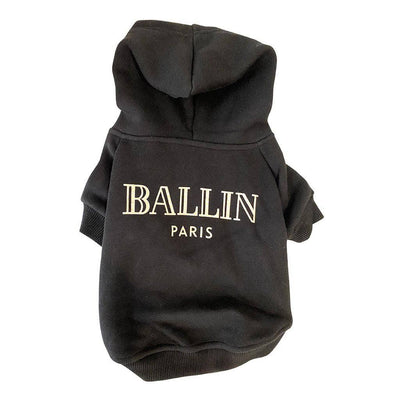 Lola + The Boys Doggie Ballin Paris doggie hoodie