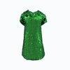 Lola + The Boys DRESS Emerald Sparkle Sequin Dress