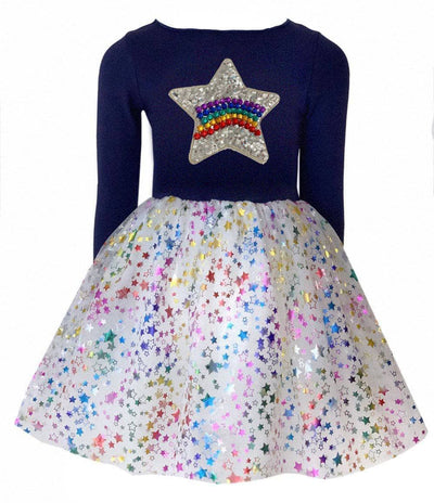 Lola + The Boys Dress Shining Star Fairydust Tutu Dress