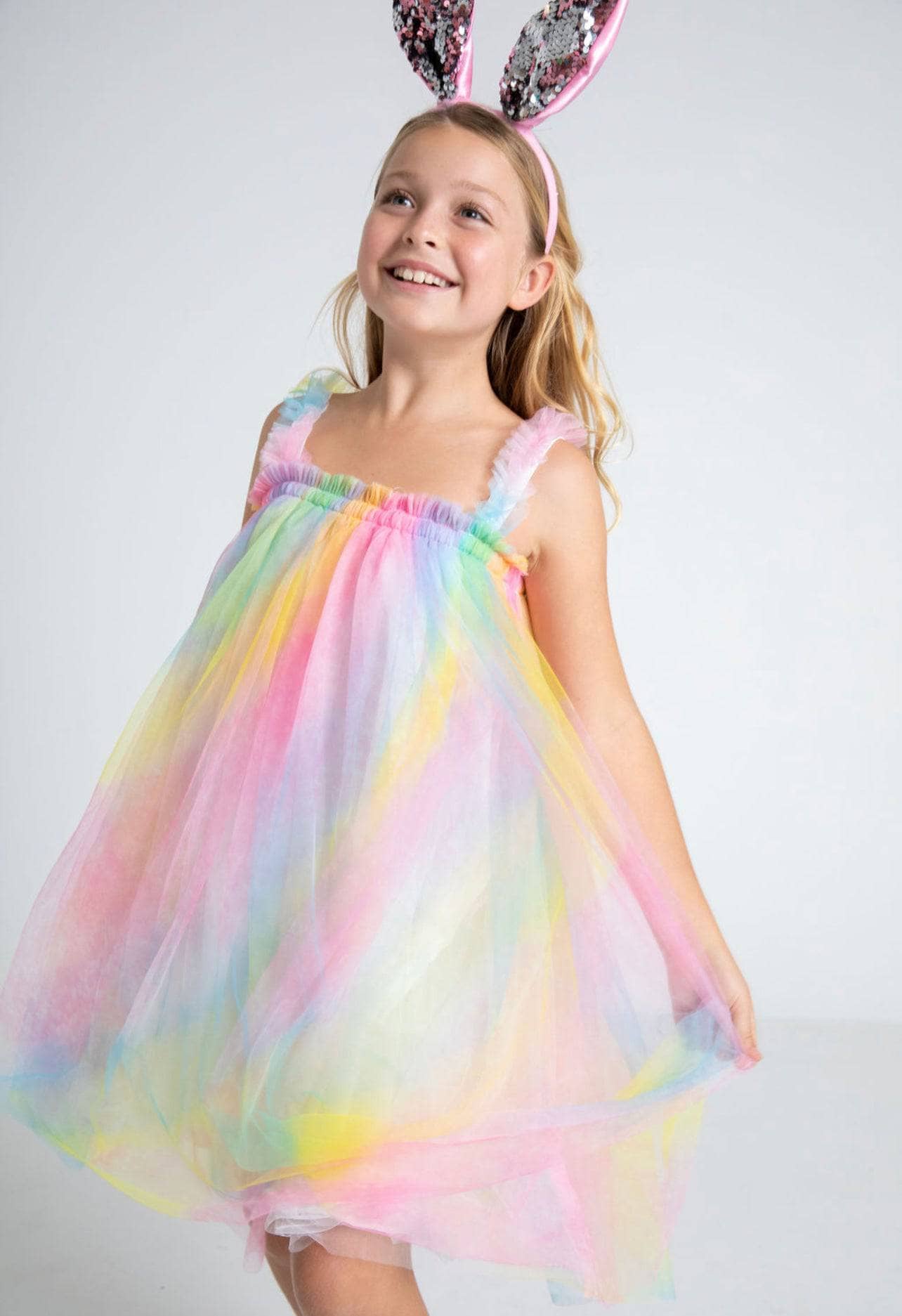 Tulle rainbow dress sale