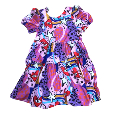 Lola + The Boys Dresses Abstract Heart Dress