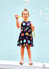 Lola + The Boys Dresses Rainbow Heart dress- preorder ships 2/15