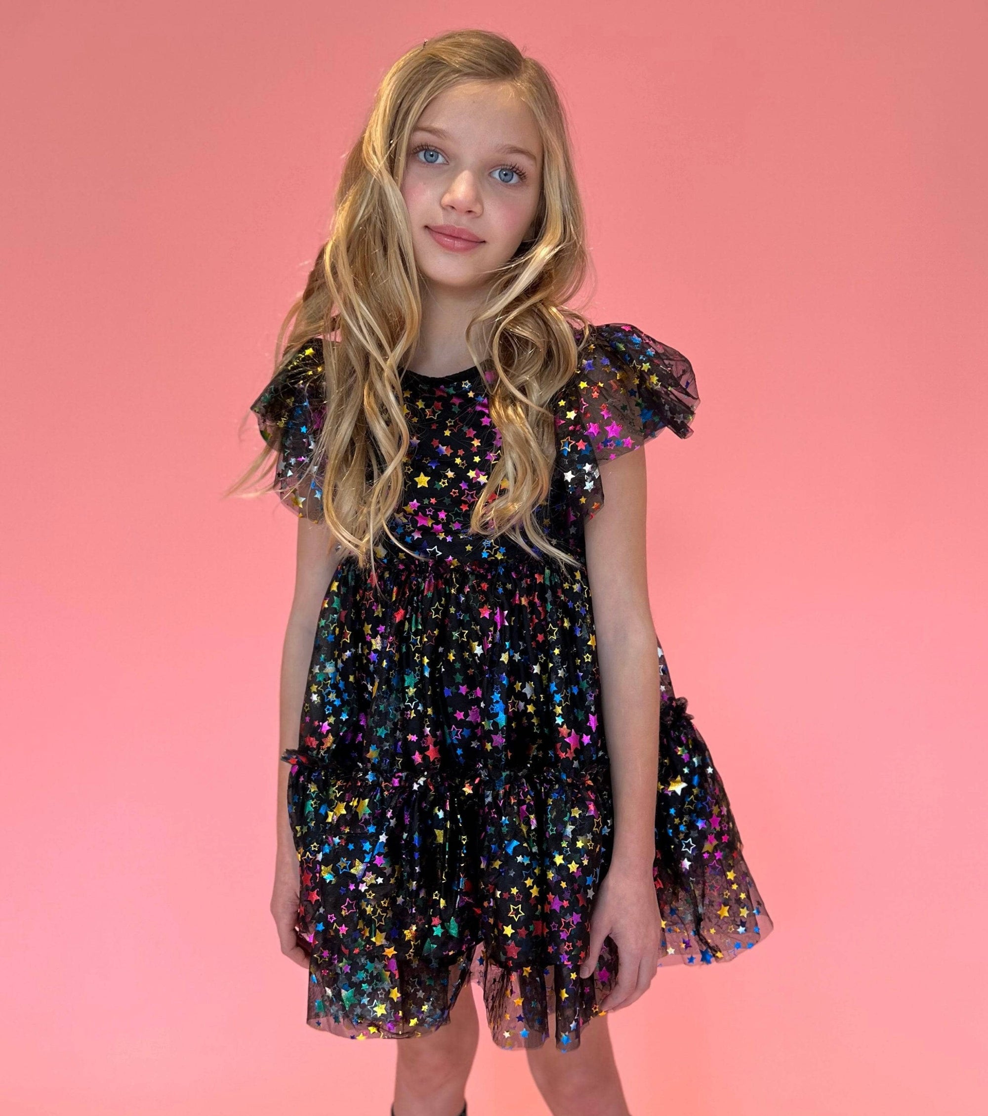 Lola & The Boys - Sherbet Rainbow Tulle Dress 8