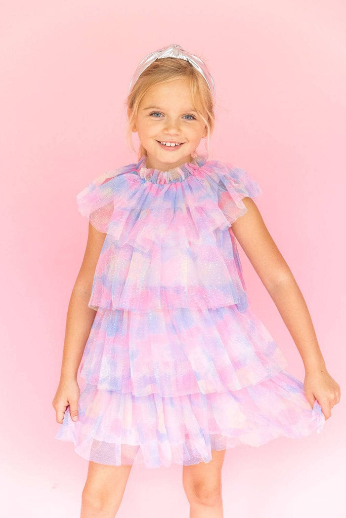 Lola + The Boys DRESSES Water Color Tulle Dress