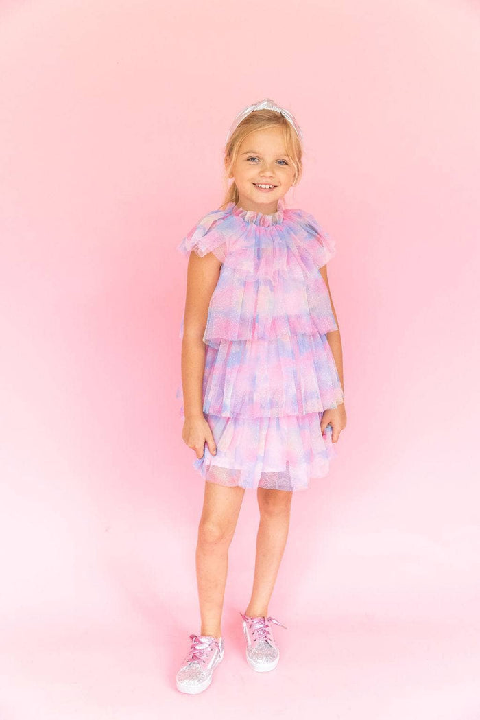 Lola + The Boys DRESSES Water Color Tulle Dress