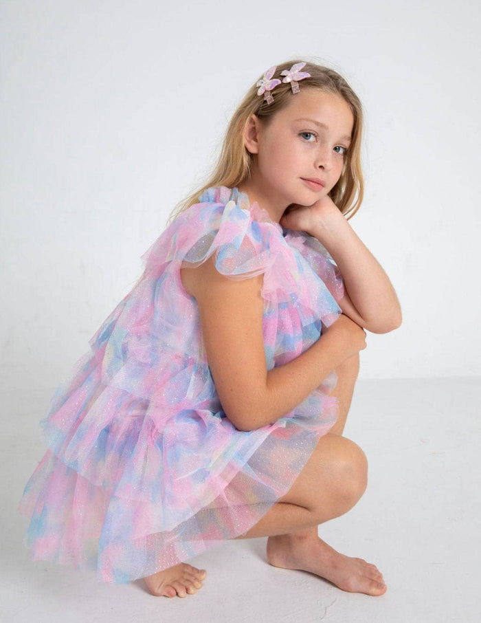Lola + The Boys DRESSES Water Color Tulle Dress