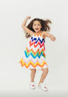 Lola + The Boys Dresses Wave Beaded Multi-color Dress